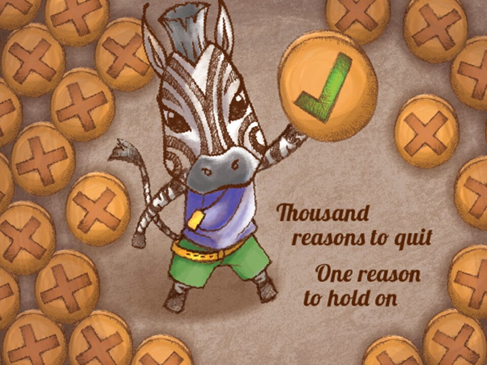 Hold on no quit Free illustrations