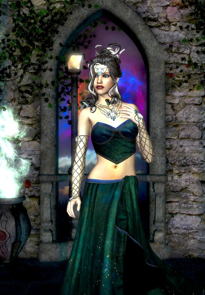 Fantasy female magic