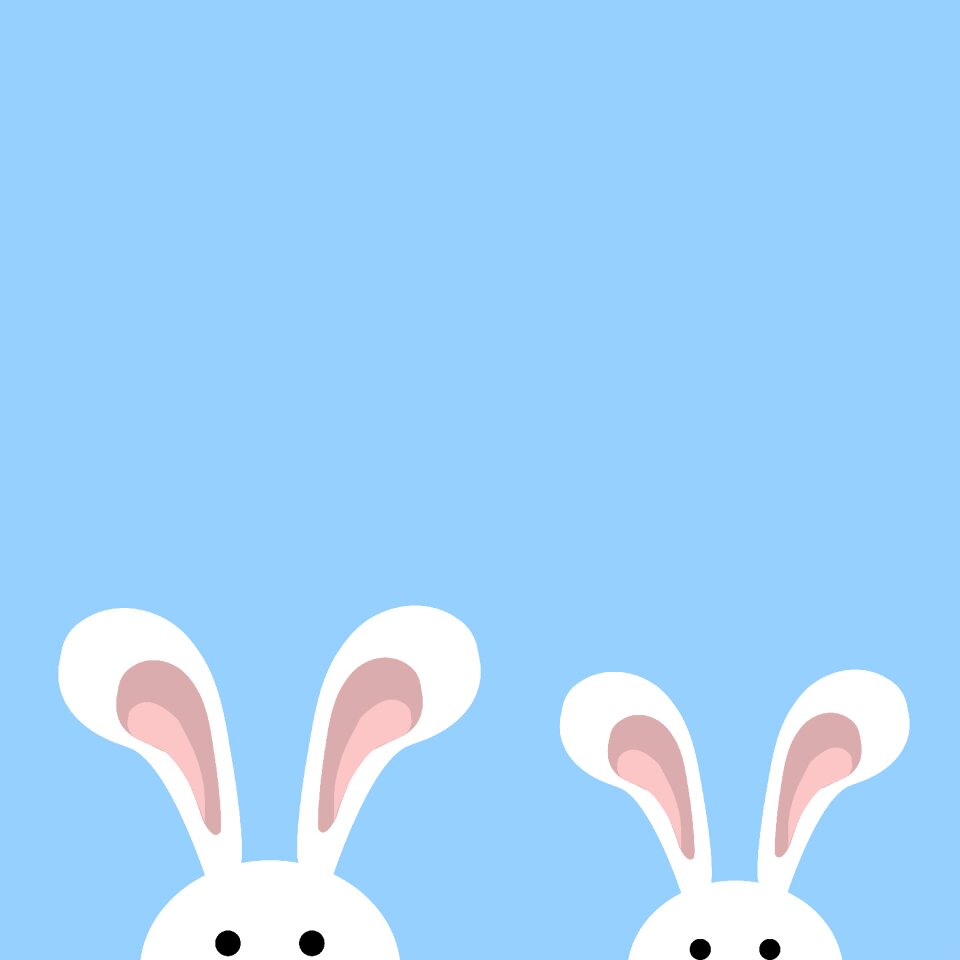 Blue white animal