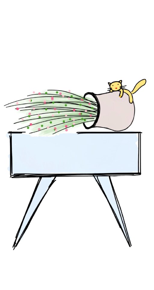 Desk table flower