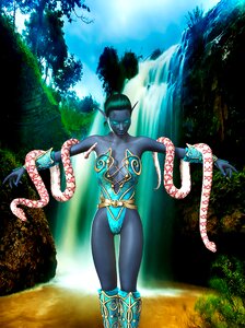 Fantasy female magic