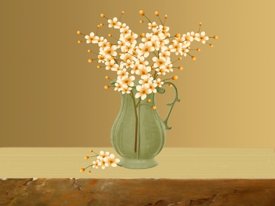 Vase decoration interior