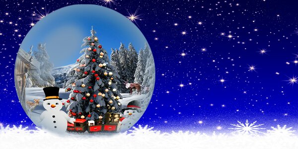 Greeting card christmas celebration invitation