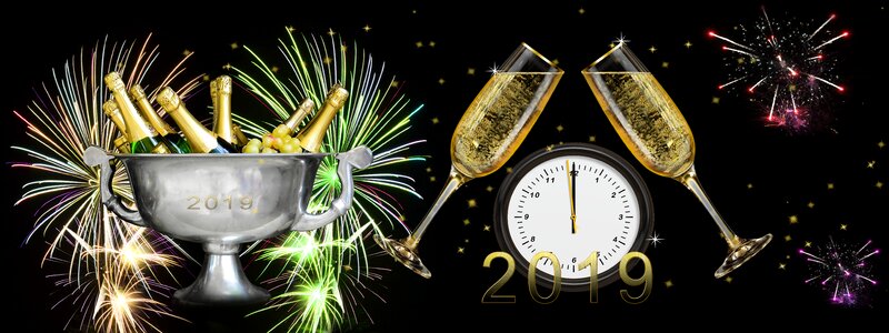 Sylvester turn of the year celebrate