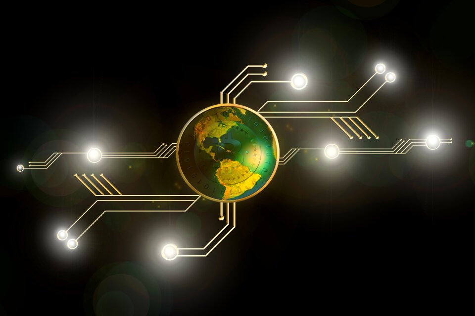 Electronic currency internet