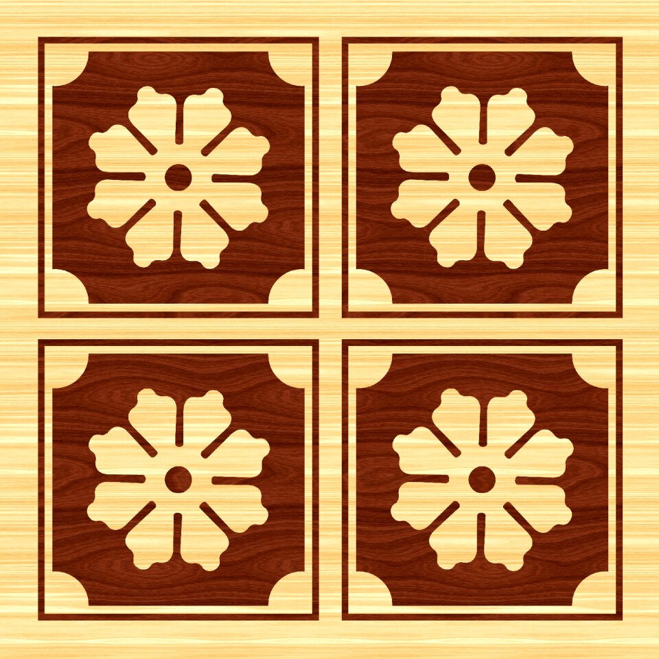 Texture tile linoleum