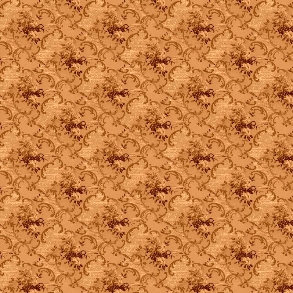 Decorative pattern orange paper