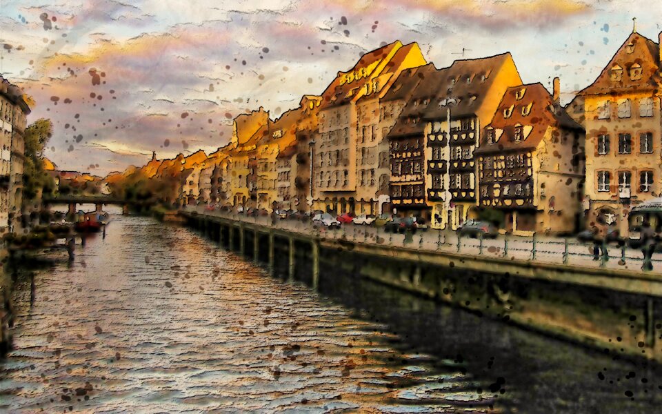 Town water outdoors