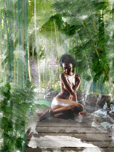 Bamboo forest green