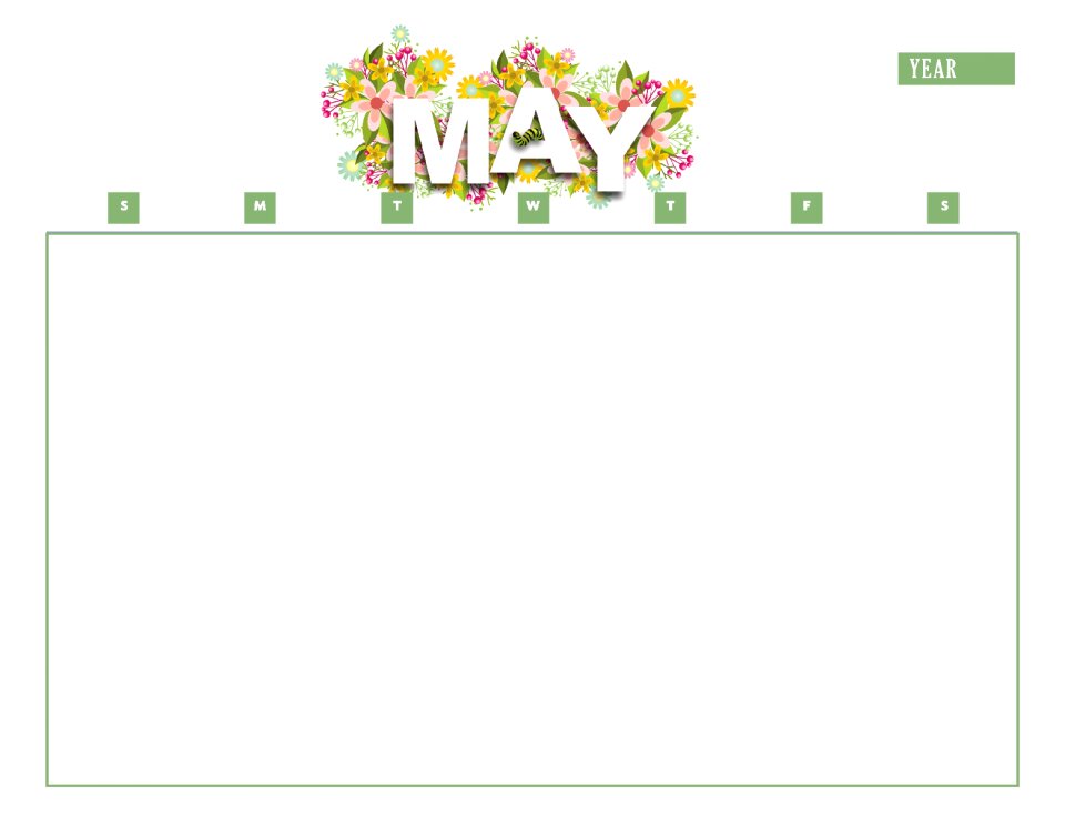 Month calendar template templates
