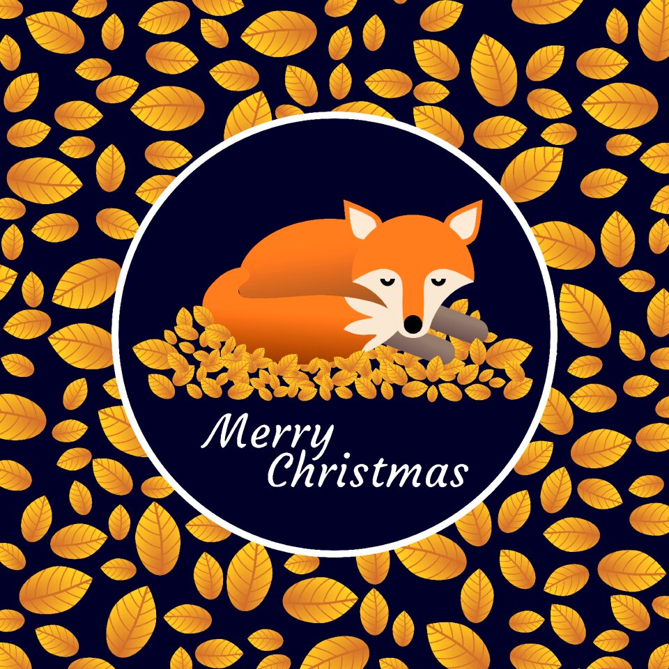 Fox animal decorative