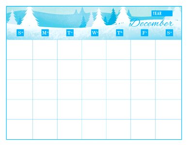 Dec schedule decorative