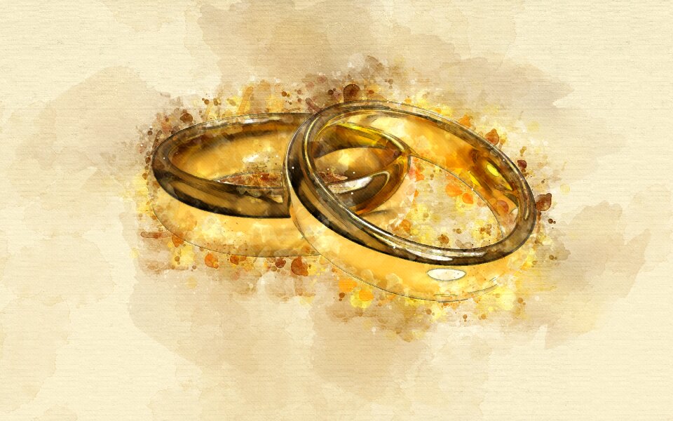 Artwork watercolor drawing