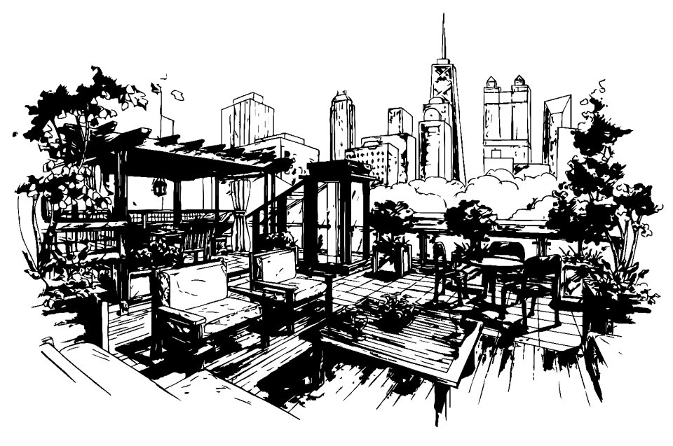 Bw illustration graphics