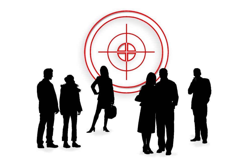 Selection silhouettes marketing