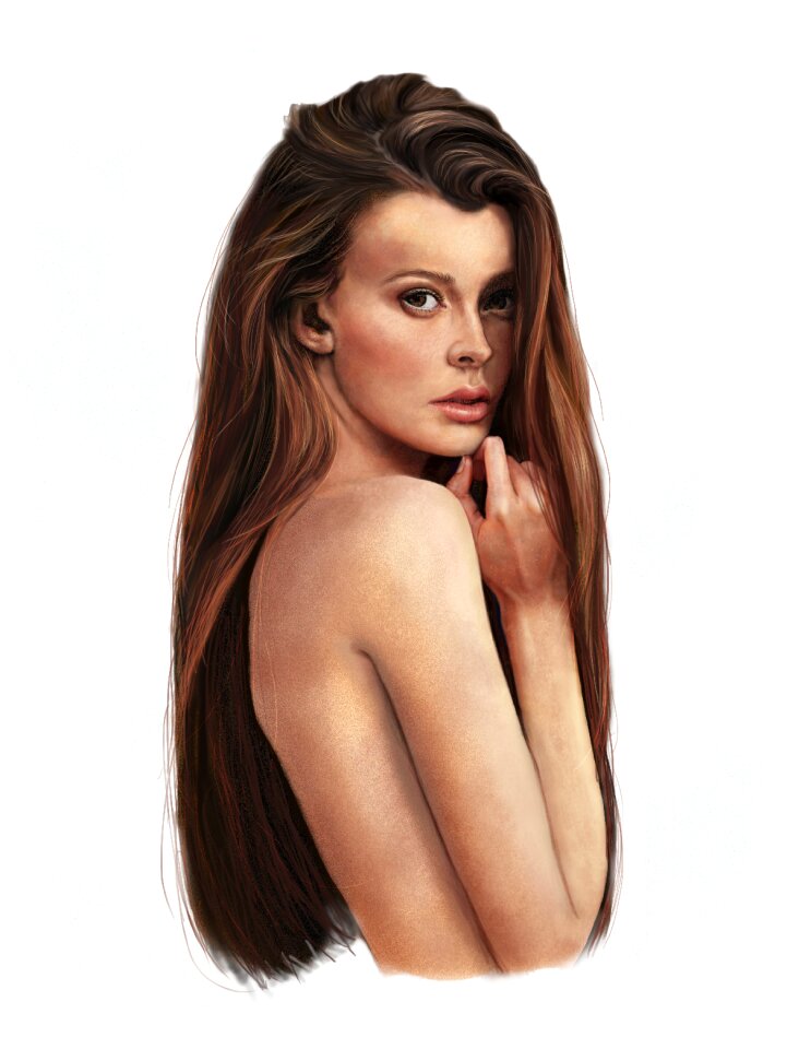 Woman girl beauty