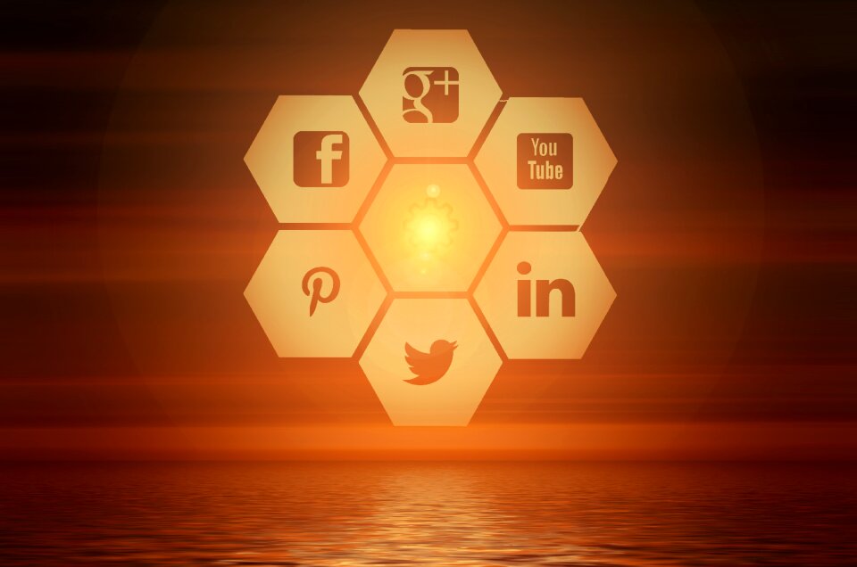 Social networking symbols internet