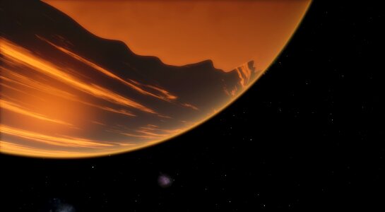 Astronomy star planet