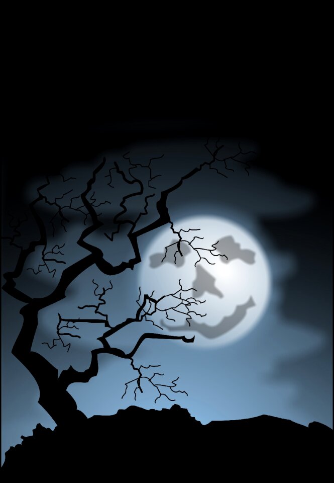 Fantasy creepy spooky