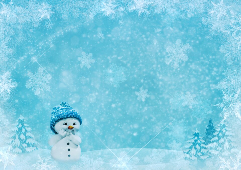 Snow landscape christmas wintry