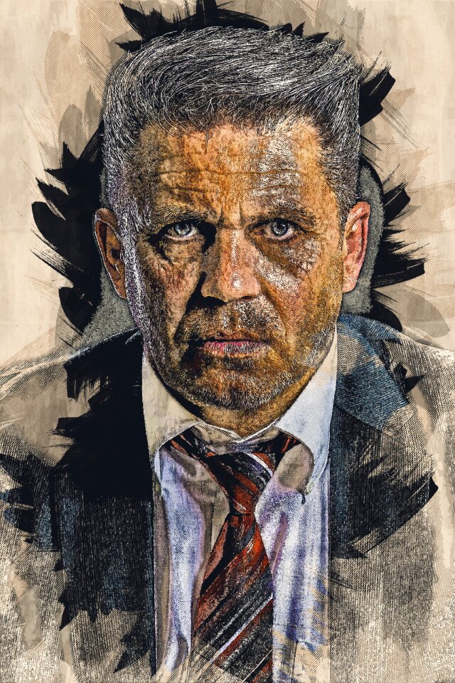 Lawyer human portrait