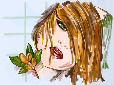 Portrait makeup glamour