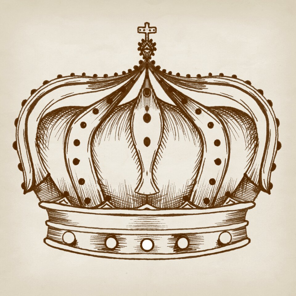 History vintage sketch