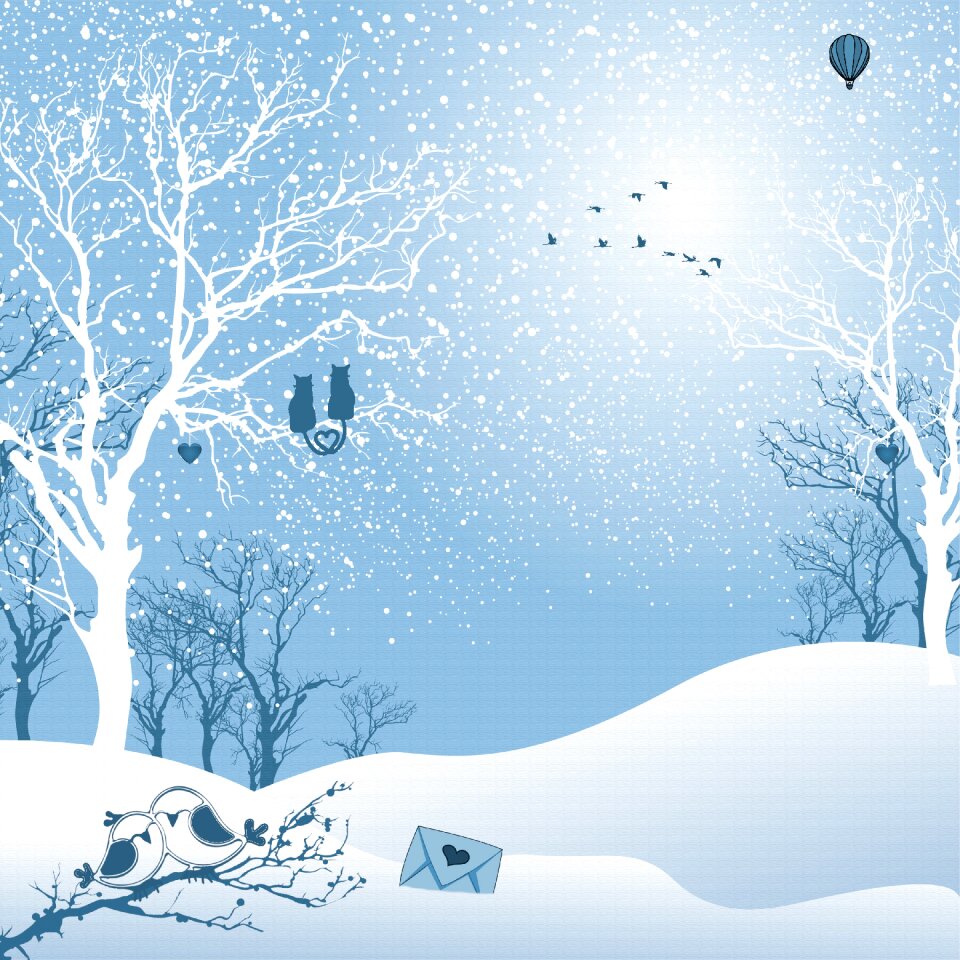 Landscape snow love