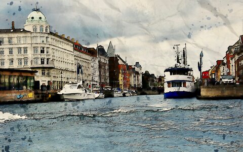 Landmark water boat