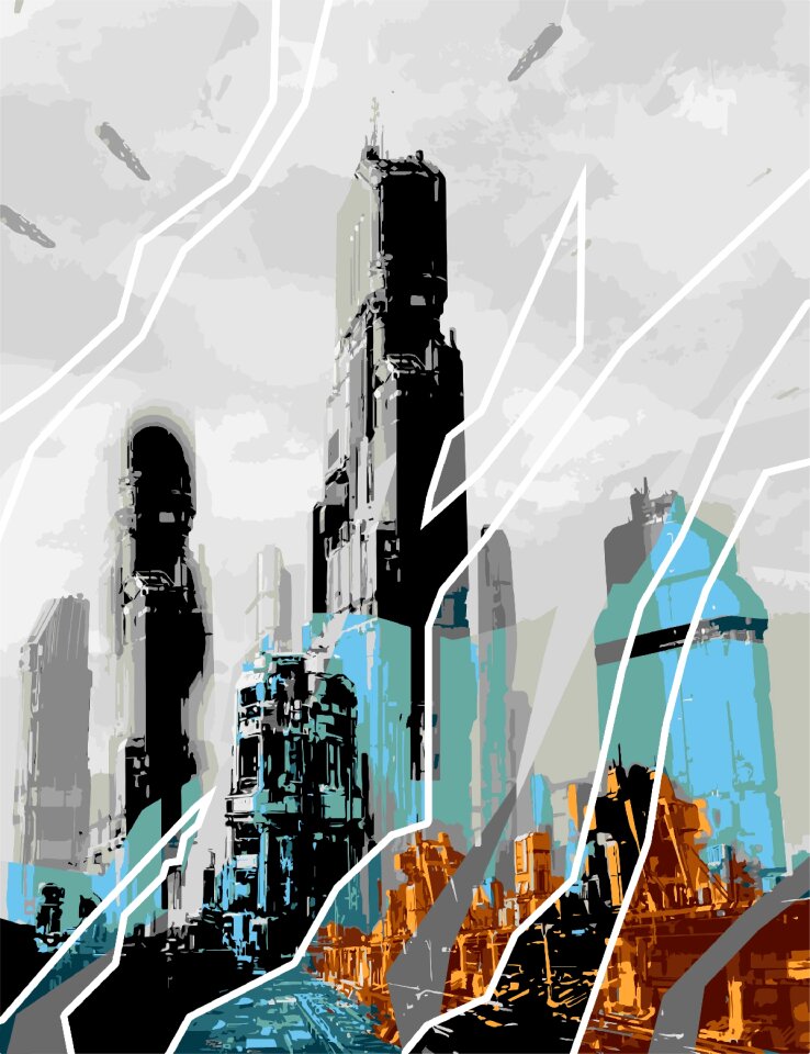 Fiction photoshop treatment