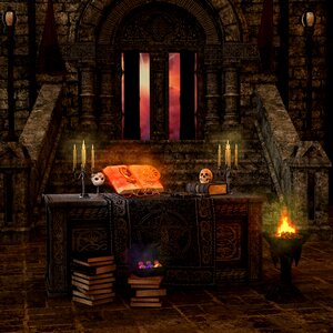 Halloween fairytale mystical