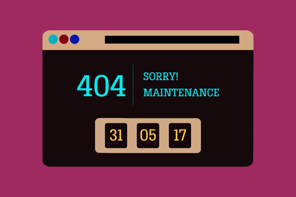 Maintenance coming soon coming