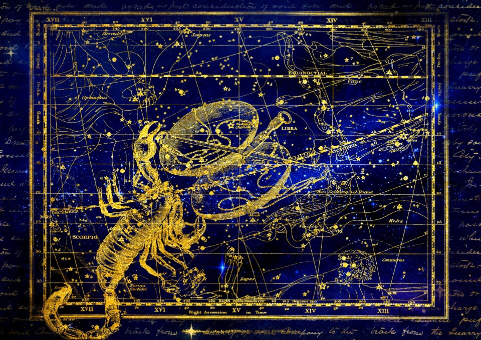 Zodiac sign sky starry sky