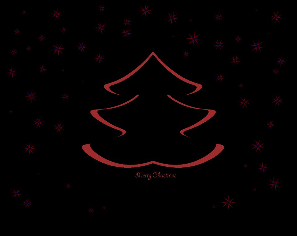 Christmas card christmas motif star
