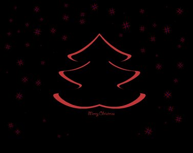Christmas card christmas motif star