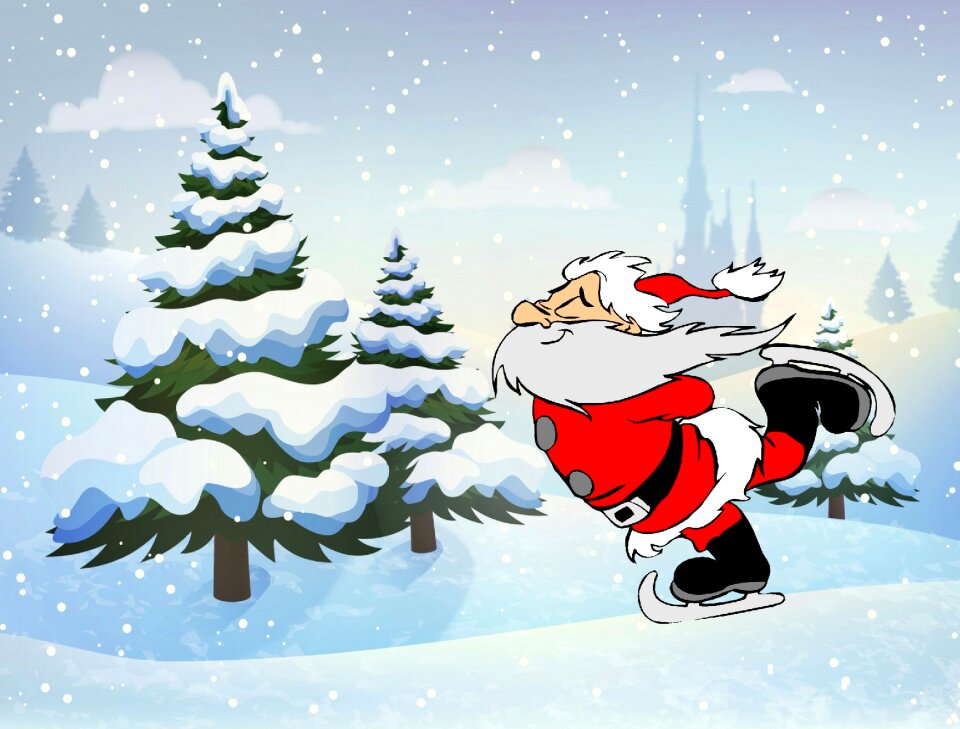 Cute hat santa