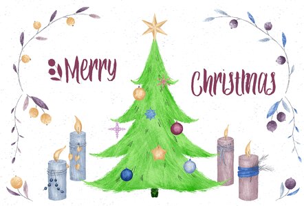 Merry christmas xmas decorative