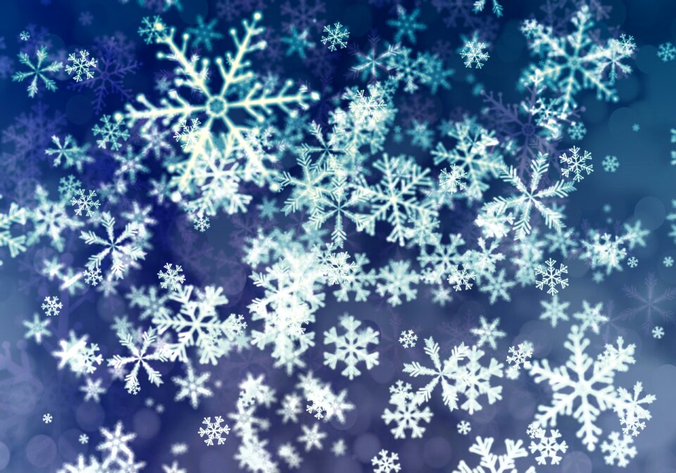 Snowfall christmas Free illustrations