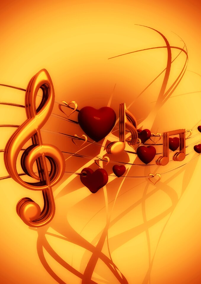Heart treble clef sound