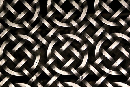 Pattern metal iron