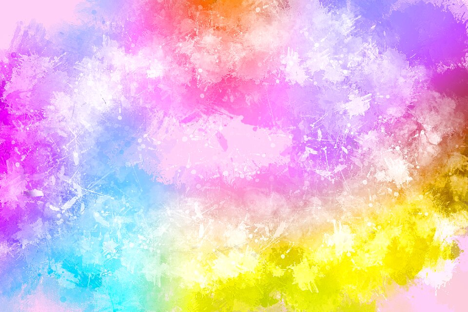 Watercolor vintage colorful