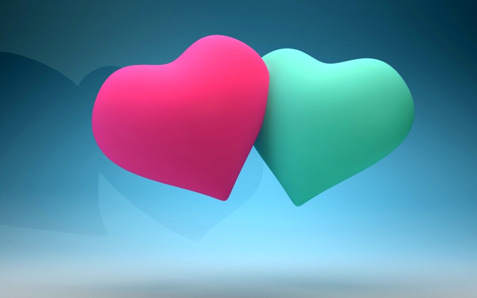 Abstract valentine's day Free illustrations