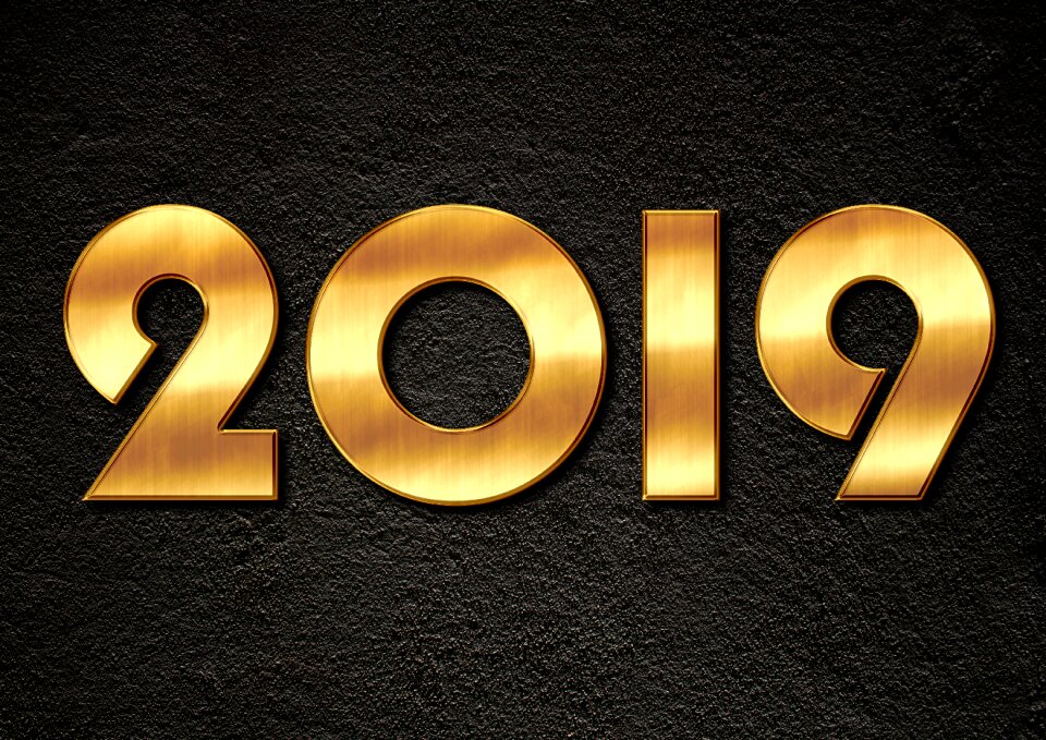 Turn of the year gold metal