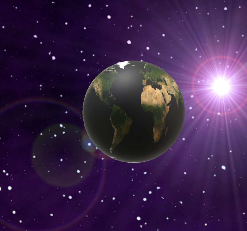World globe space