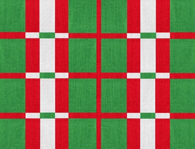 Red pattern shapes
