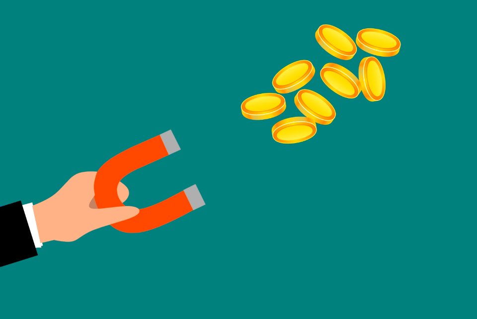 Coin businessman concept