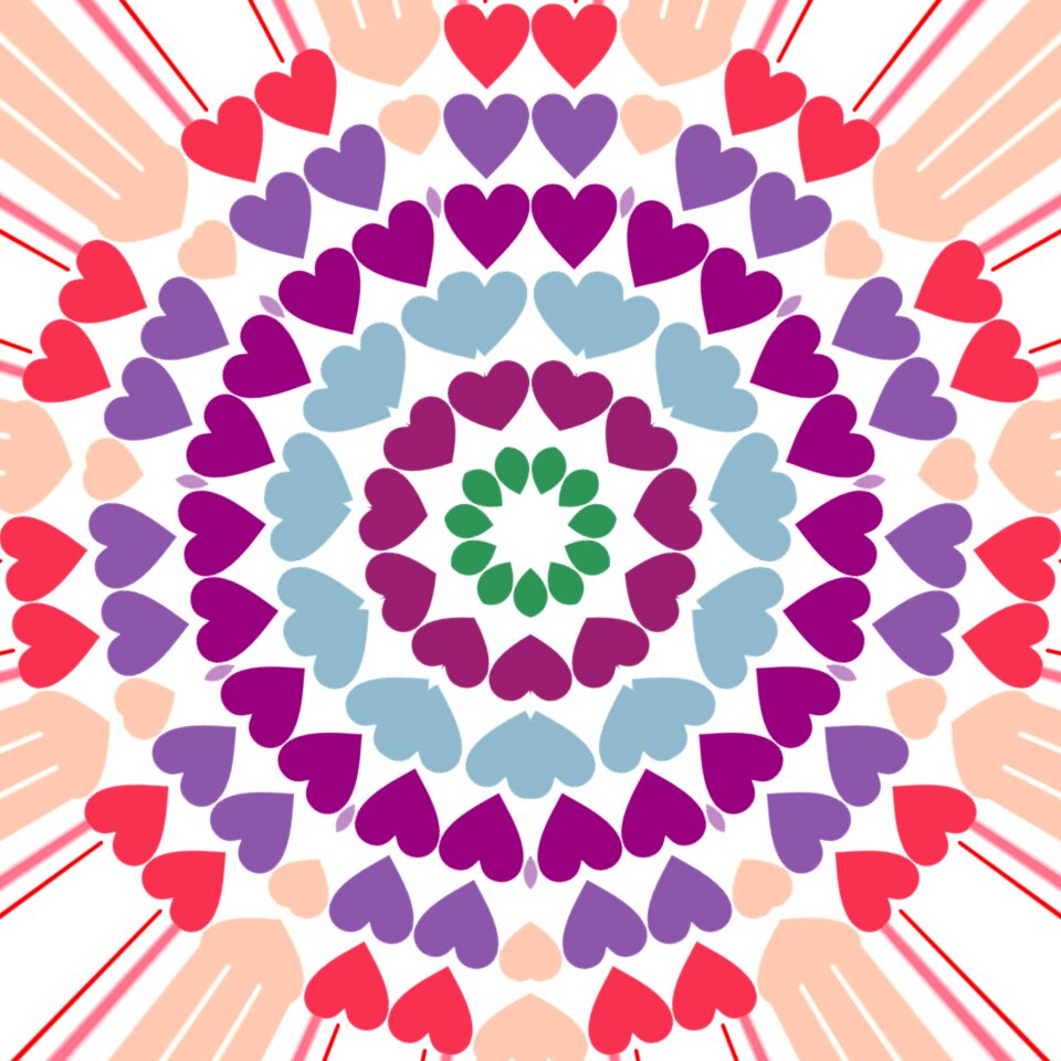 Circle red design