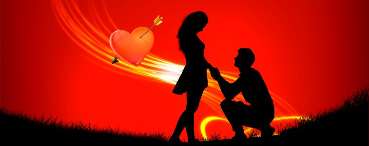 Heart pair Free illustrations