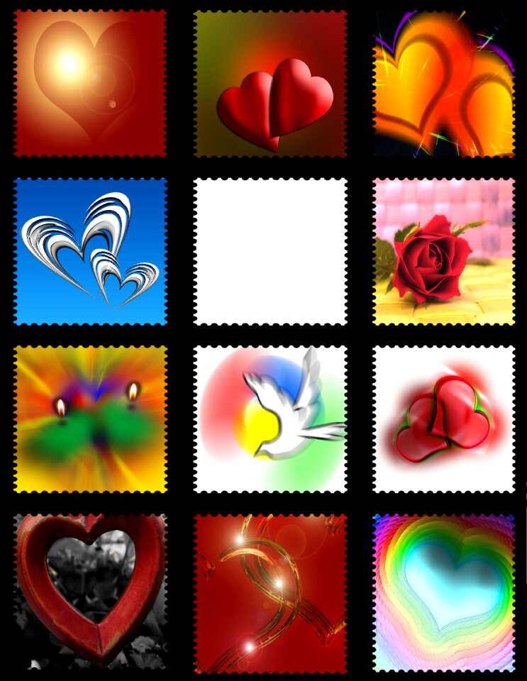 Red romance valentine
