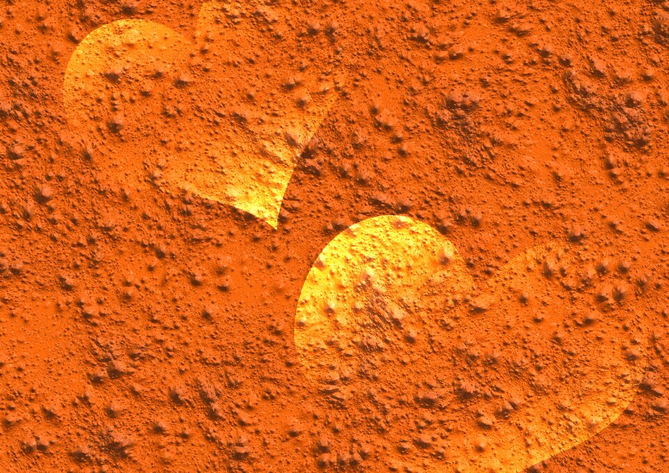 Love cement plaster